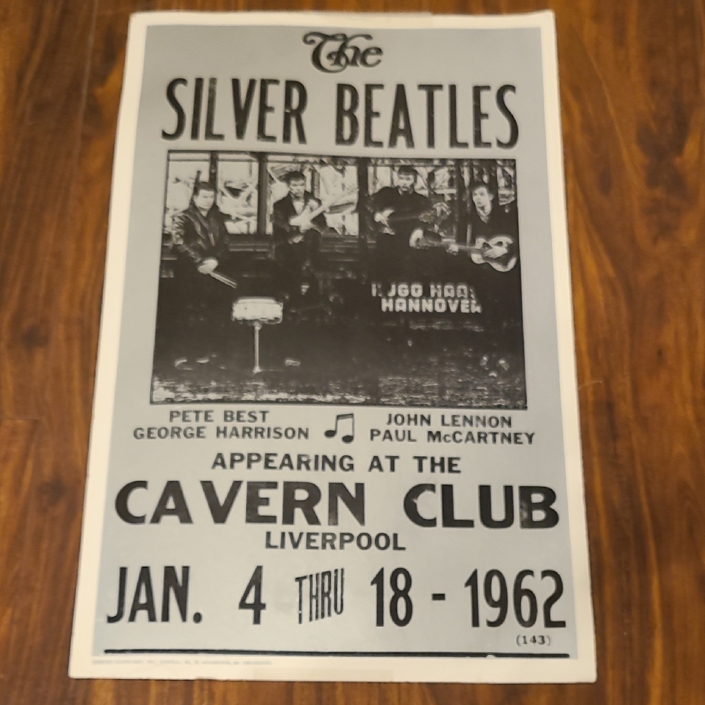The Silver Beatles Cavern Club Poster